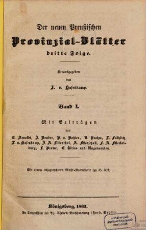 Neue preußische Provinzial-Blätter. 10, 10. 1865