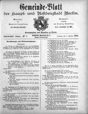 1894,5: No. 5, 4. Februar 1894