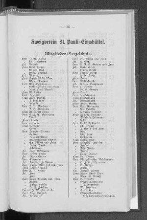 Zweigverein St. Pauli=Eimsbüttel.