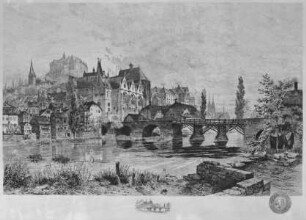 Marburg, Alte Universität und Weidenhäuser Brücke