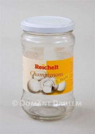 Champignons im Glas von der Eigenmarke "Reichelt"