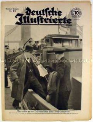 Wochenzeitschrift "Deutsche Illustrierte" u.a. über die Ahnen von Winston Churchill und die Bombardierung von London