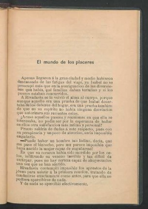 El mundo de los placeres