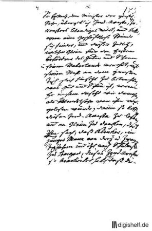 4: Brief von Johann Wilhelm Ludwig Gleim an Karl Abraham Freiherr von Zedlitz