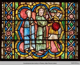 Fenster A-I: Der heilige Franziskus und Antonius von Padua als neue Apostel : Antoniusszenen : Antonius vor Ezzelino