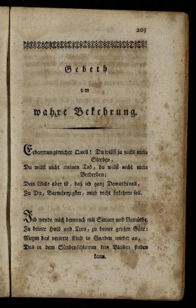 Gebeth um wahre Bekehrung.