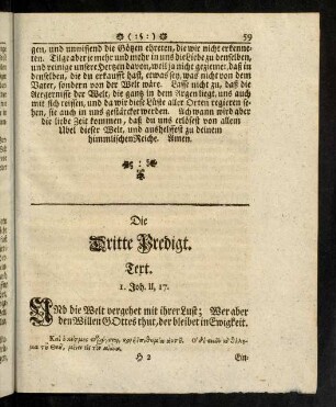 59-90, Die dritte Predigt