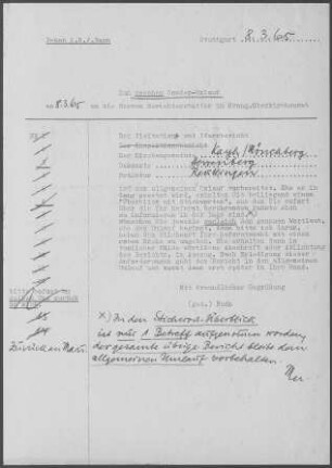 Kayh-Mönchberg: Visitationsbericht mit Pfarrbericht Kayh 1965