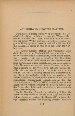 Achtundzwanzigstes Kapitel