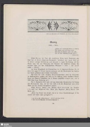 Georg : 1902–1904