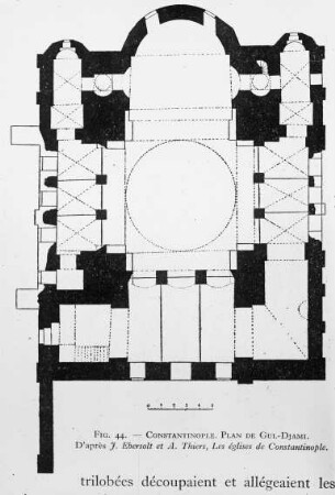 Istanbul/Konstantinopel, Gül Camii, Grundriss