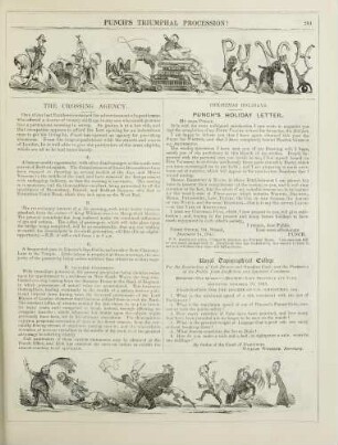 Punch's triumphal procession!