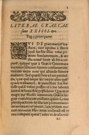 Paralipomena Grammaticarvm Gr. Lingvae Inst. : Item, Animadversiones In Qvasdam Grammaticorum Gr. traditiones