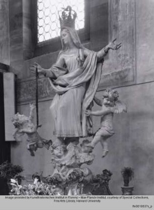 Madonna mit Gürtel mit Engeln und Cherubim - Madonna mit Gürtel (20. Jhdt.?) mit Engeln und Cherubim