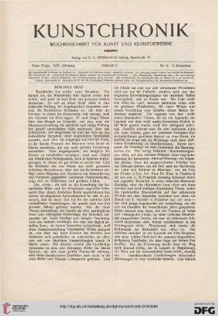 Heft 8 (3. Dezember 1909)
