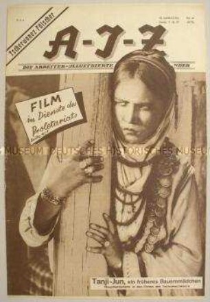 Proletarische Wochenzeitschrift "A-I-Z" u.a. über sowjetische Filme
