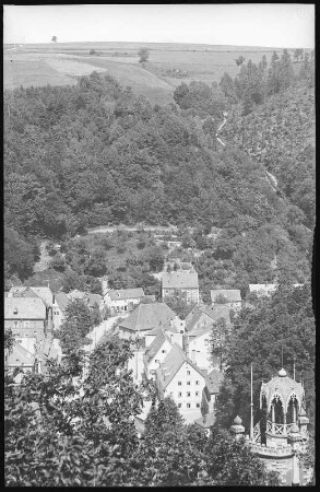 Tharandt. Blick vom Königsplatz