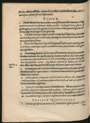 Physicae Quaestiones.