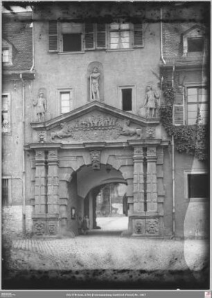 Schloß in Bad Homburg, äußeres Hoftor