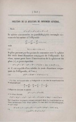 Solution de la question du concours général.