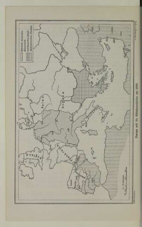 Europa und die Mittelmeerländer um 1090