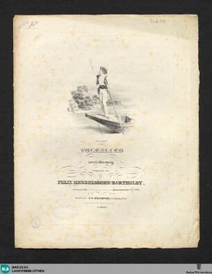 Wasserfahrt : No. 3. Volkslied zweistimmig