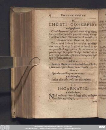 9. Christi Conceptio.