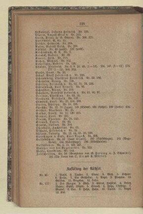 Auflösung der Räthsel