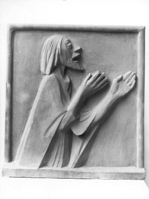 Der Apostel : Der Apostel. Terrakotta; 55 x 50,5 cm (1925; E. Barlach)