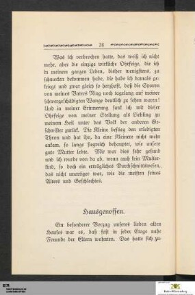 Hausgenossen