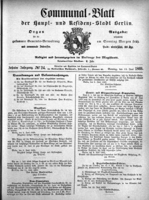1869,24: No. 24, 13. Juni 1869