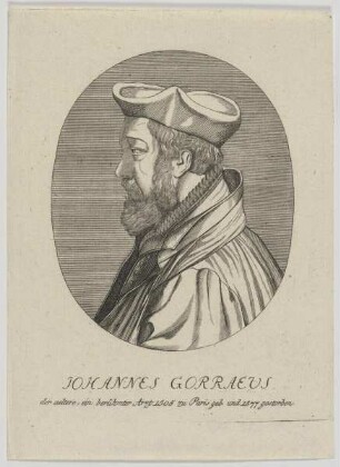 Bildnis des Johannes Gorraeus