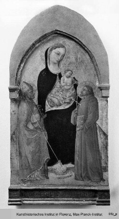 Madonna mit Kind und den Heiligen Franziskus und Augustinus