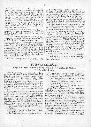 Die Berliner Singakademie
