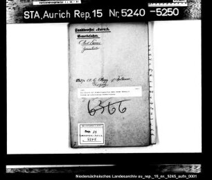 Das Gesuch des Zimmerergesellen Apke Harms Abegg in Fulkum um selbständige Niederlassung