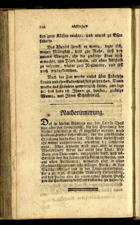 Nacherinnerung.