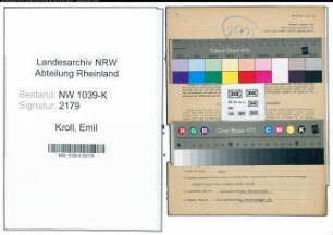 Entnazifizierung Emil Kroll , geb. 28.12.1886 (Elektriker)