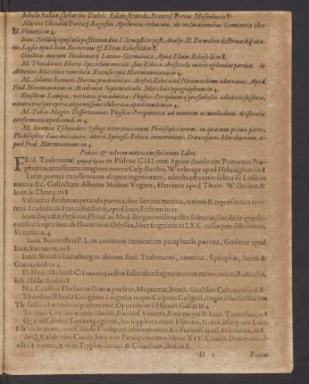 Poetici & ad rem metricam facientes Libri.
