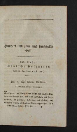 Hundert und zwei und funfzigster Heft.