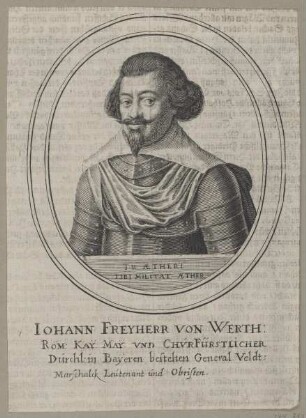 Bildnis des Iohann Freyherr von Werth