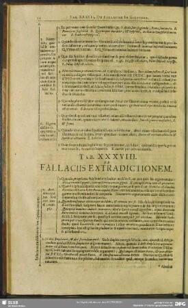 Tab. XXXVIII. De Fallaciis Extradictionem