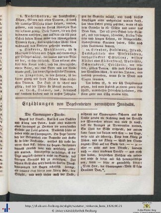 Erzählungen von Begebenheiten vermischten Innhalts.