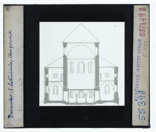 Deventer, Lebuinuskirche : Schnitt Chor