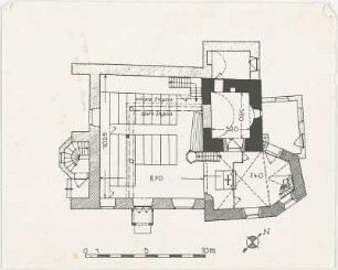 Döllgast, Hans; Bernstein; Ev. Pfarrkirche - Grundriss
