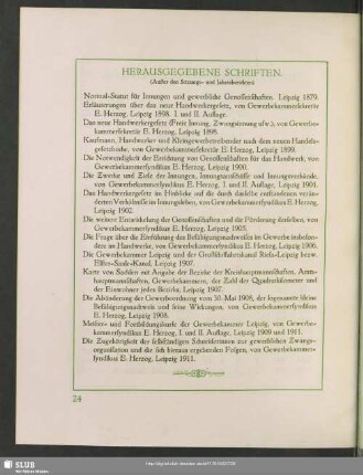 Herausgegebene Schriften : (Außer den Sitzungs- und Jahresberichten)