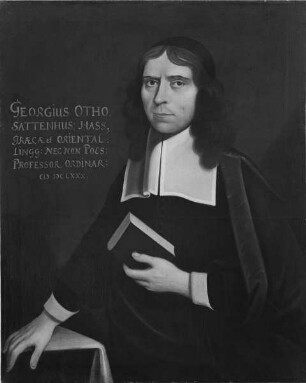 Bildnis des Georg Otho, 1678-1713 Professor der Philologie in Marburg (1634-1713)
