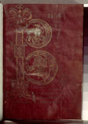 Evangeliar aus Centula — Initialseite