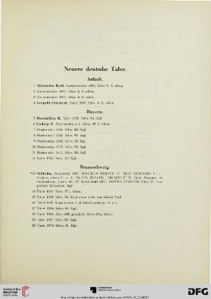 Neuere deutsche Tage (Nr. 1-324)
