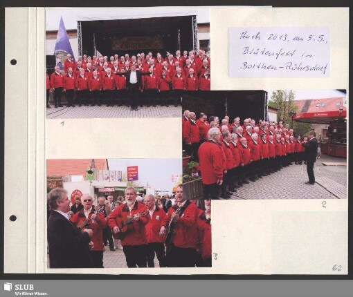 Konzert zum Blütenfest in Borthen-Röhrsdorf (Bilder 1 und 2) : Dirigent: Axel Langmann