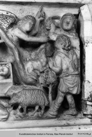 Altarpolyptychon : Predella : Geburt Christi